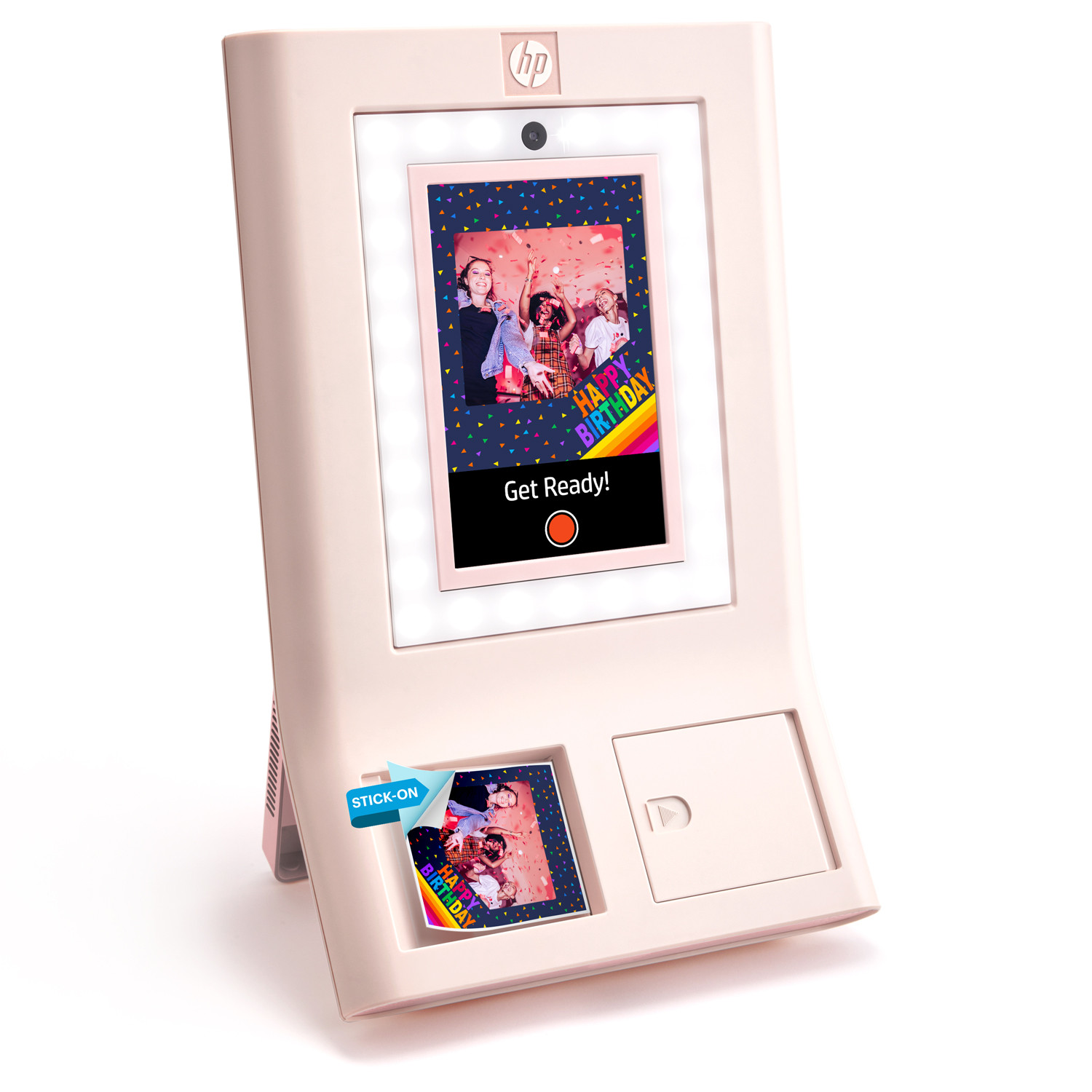 HP Sprocket Photobooth fotónyomtató rózsaszín