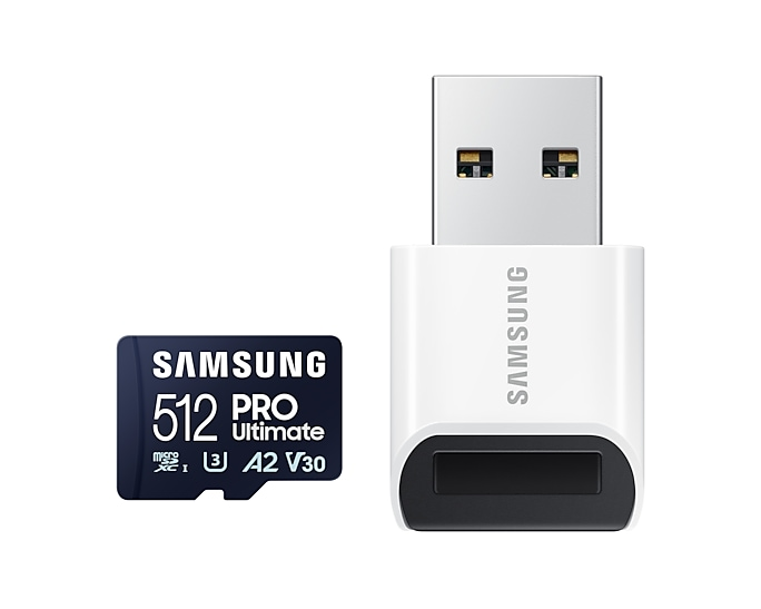 SAMSUNG SD kártya 512GB, PRO Ultimate olvasóval