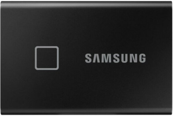 SAMSUNG SSD Külső, 1TB, T7 Touch, Fekete, USB 3.2