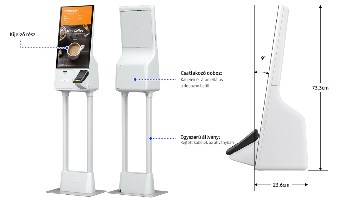 Samsung 24" Kiosk csatlakozó doboz