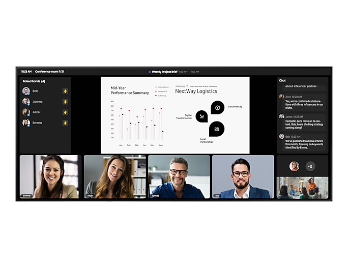 Samsung LFD kijelző 105" QP105DX-5K 24/7, UHD, 500