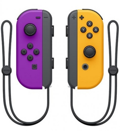 Nintendo Switch Joy-Con Pair Neon Purple/Neon Orange
