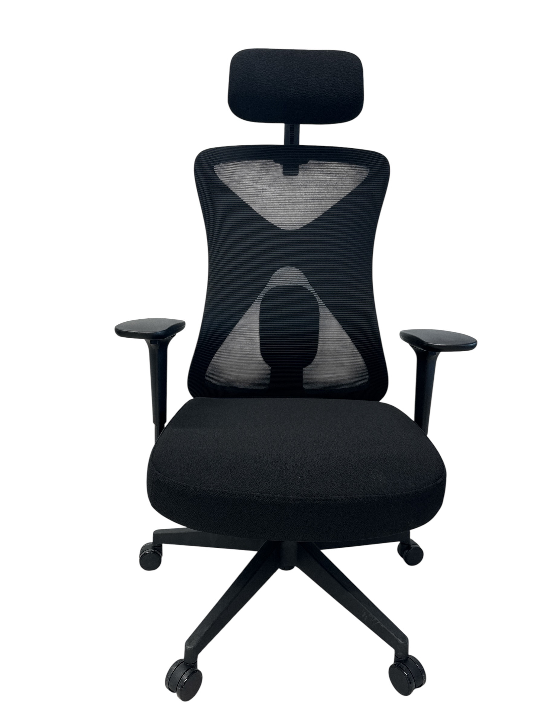Aarven, Fekete, 3D kartámasz, 2D fejtámasz, Deréktámasz, irodai szék  /2db/