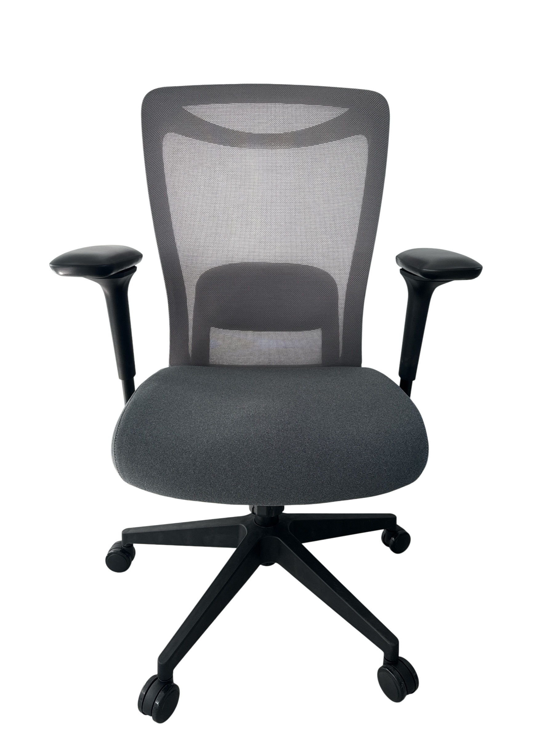 Aarven, Fekete/Szürke, 4D kartámasz, Deréktámasz, irodai szék