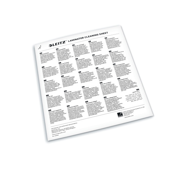 Leitz tisztítókarton A4 5db