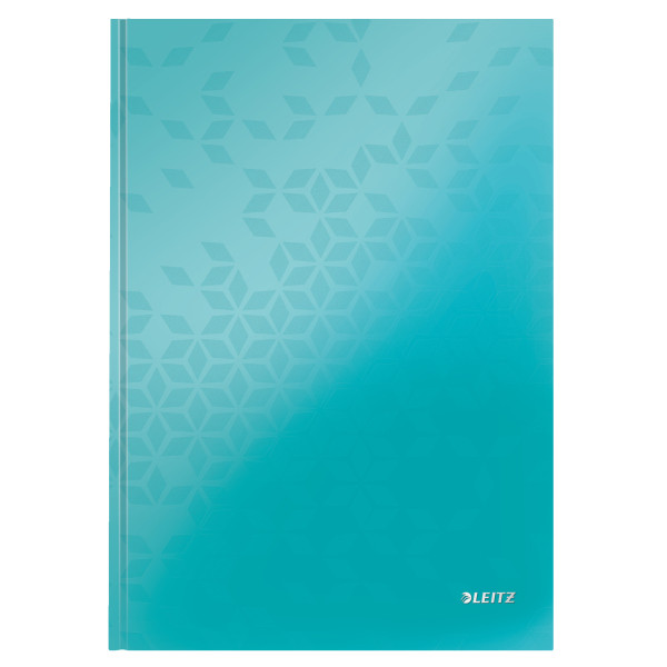 Leitz WOW beírókönyv A4, kockás, jégkék