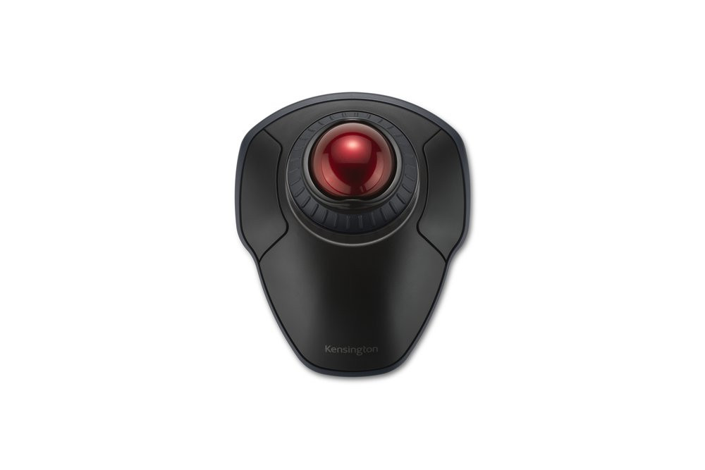 Kensington Orbit vezeték nélküli trackball görgető gyűrűvel, dobozos csomagolás, fekete