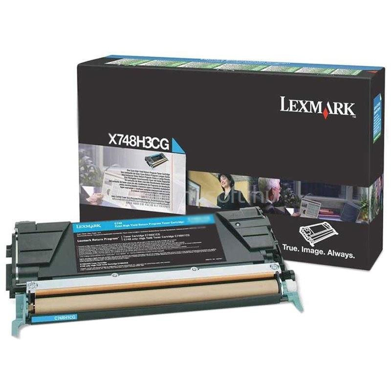 Lexmark X746/748 High Corporate Toner Cyan 10k X748H3CG