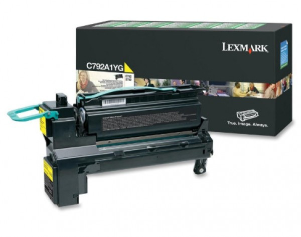 Lexmark C792/X792 Return Toner Yellow 6K C792A1YG