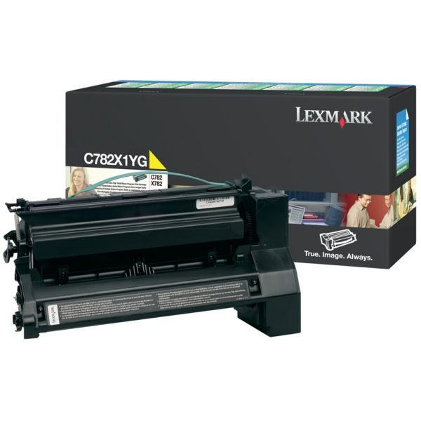Lexmark C782/X782e Extra High Return Toner Yellow 15K C782X1YG