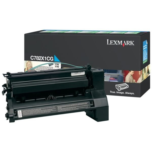 Lexmark C782/X782e Extra High Return Toner Cyan 15K C782X1CG