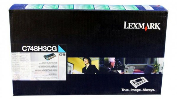 Lexmark C748 High Corporate Cyan Toner 10K C748H3CG