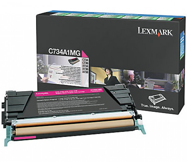 Lexmark C734/X734 Return Toner Magenta 6K C734A1MG