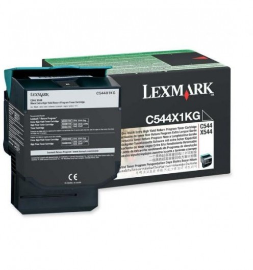Lexmark C544/X544 Extra High Return Toner Black 6K C544X1KG
