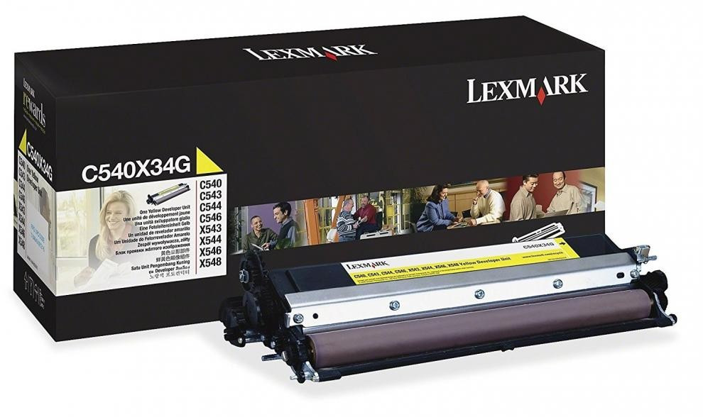 Lexmark C54x/X54x developer Yellow C540X34G