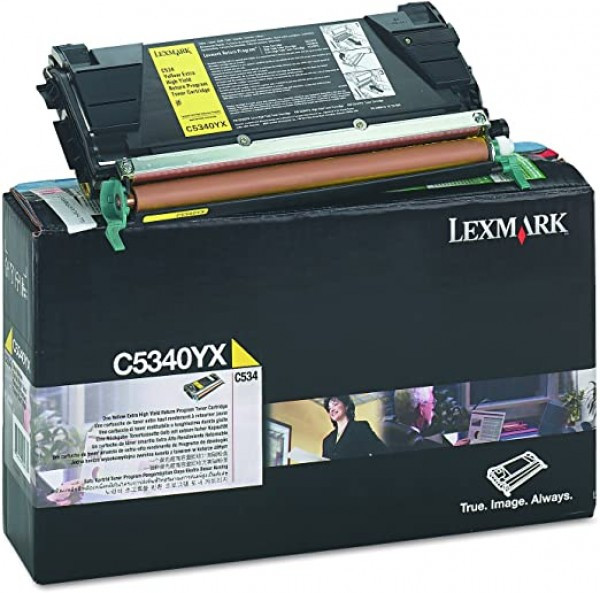 Lexmark C534 Return Toner Yellow 7K C5340YX