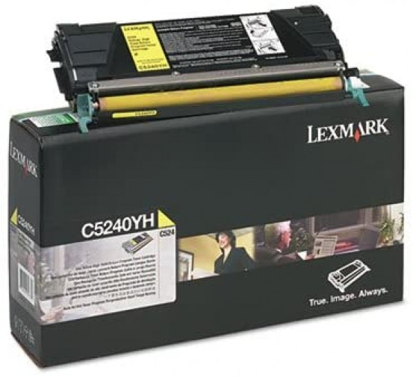 Lexmark C524/534 High Return Toner Yellow 5K C5240YH