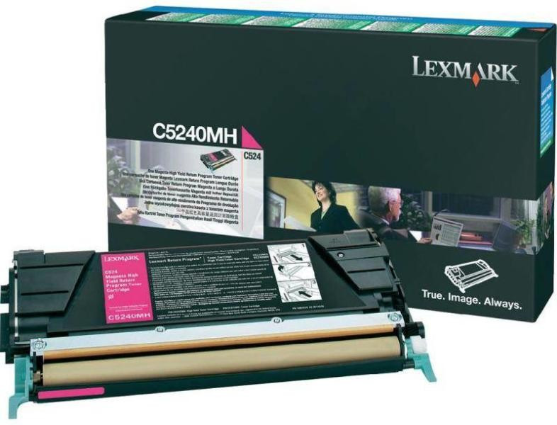 Lexmark C524/534 High Return Toner Magenta 5K C5240MH