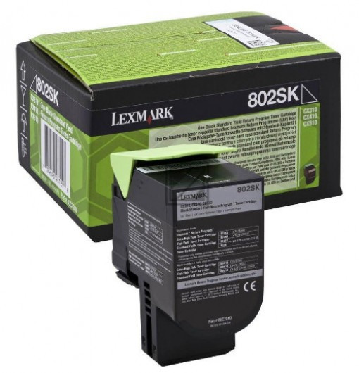 Lexmark CX310/410/510 Standard Return Toner Black 2,5K 80C2SK0
