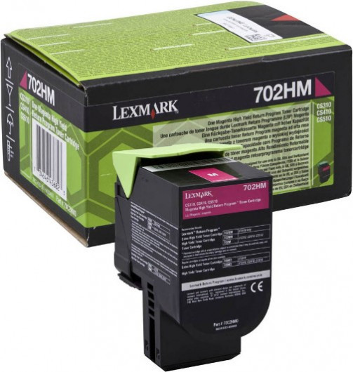 Lexmark CS310/410/510 High Return Toner Magenta 3K 70C2HM0