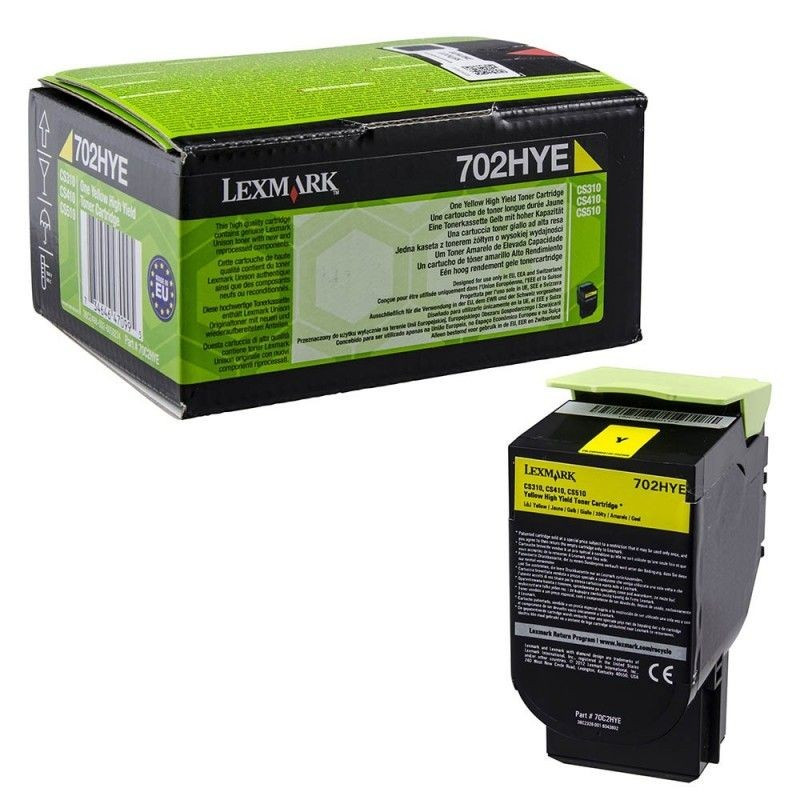 Lexmark CS310/410/510 High Corporate Toner Yellow 3K 70C2HYE