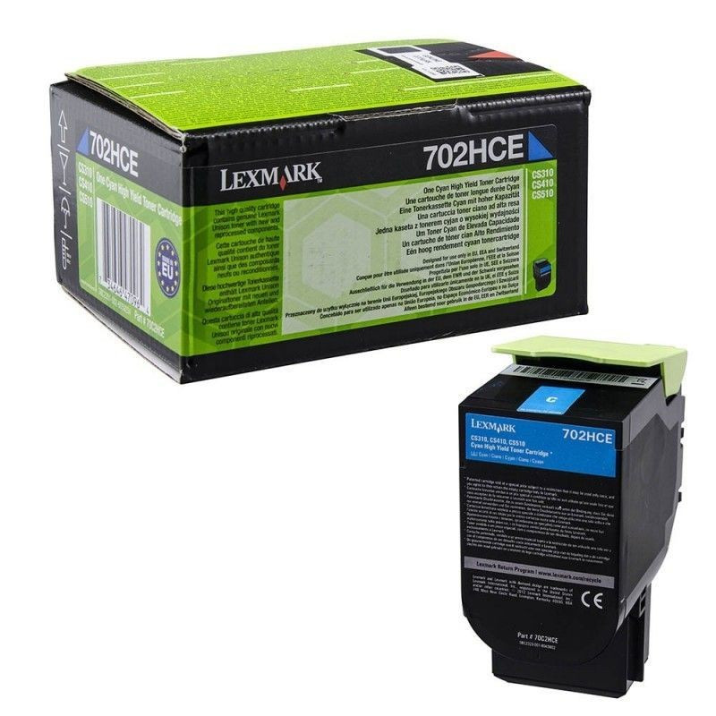 Lexmark CS310/410/510 High Corporate Toner Cyan 3K 70C2HCE