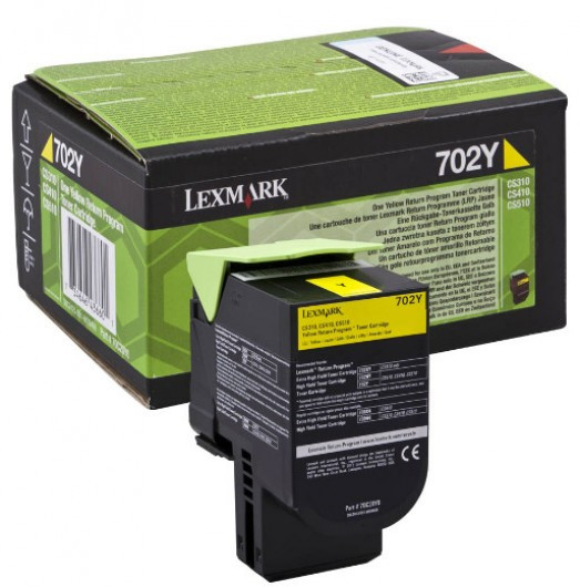 Lexmark CS310/410/510 Return Toner Yellow 1K 70C20Y0