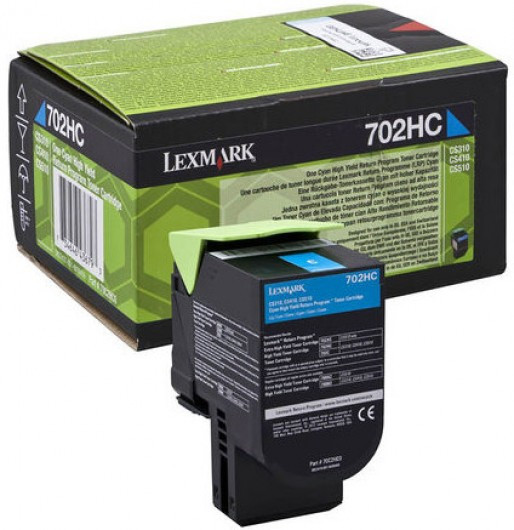 Lexmark CS310/410/510 High Return Toner Cyan 3K 70C2HC0