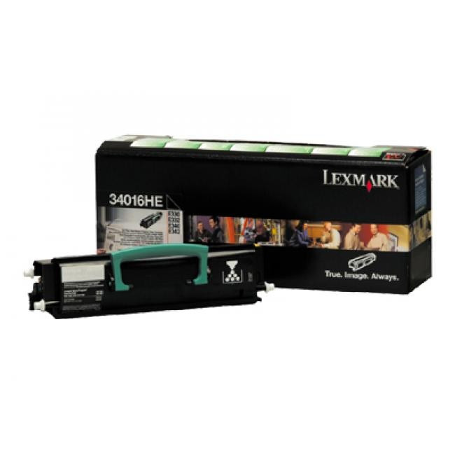 Lexmark E33x/34x High Return Toner 6K 34016HE