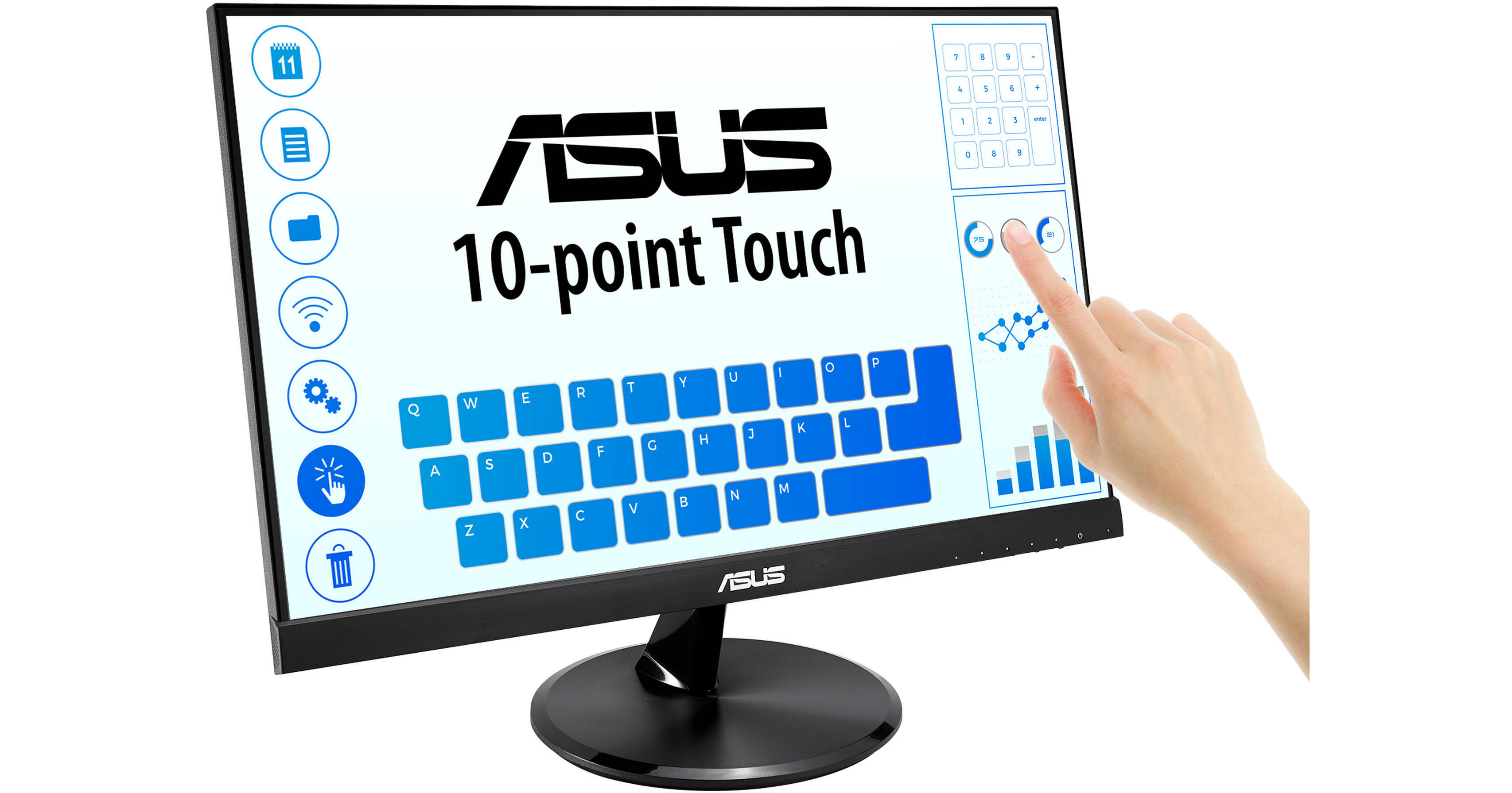 ASUS VT229H 21,5" FHD IPS, érintőkijelző monitor
