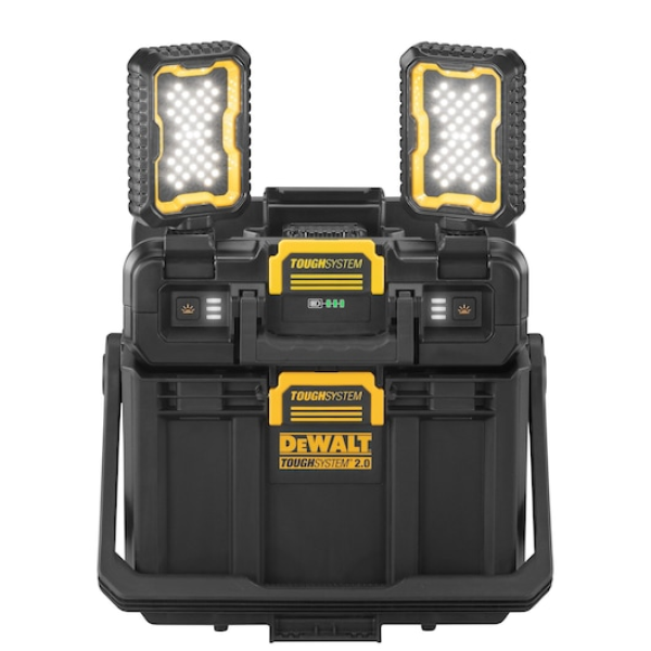 DEWALT LED-lámpa + tároló, TOUGHSYSTEM 2.0, 4 000lm