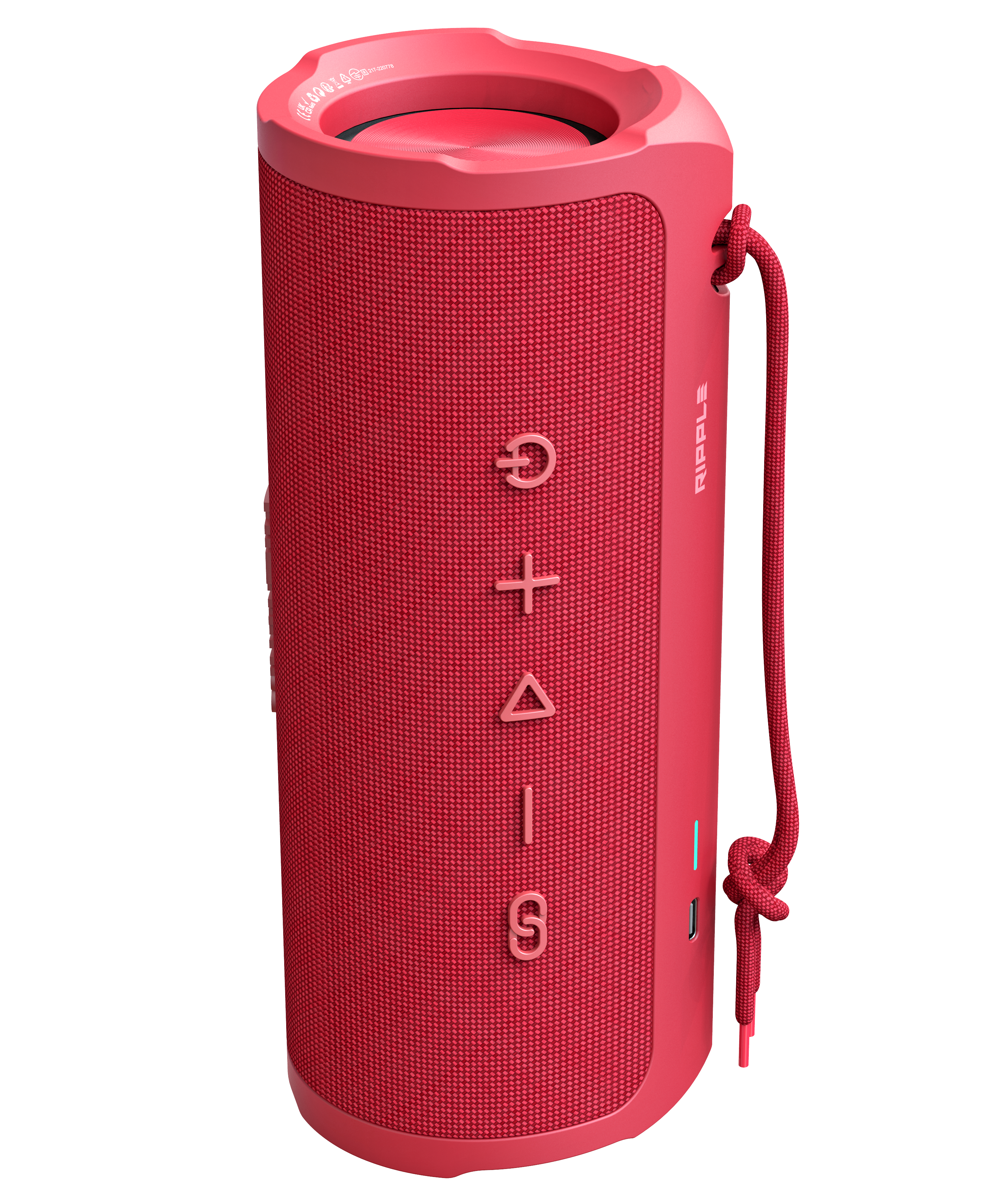 HiFuture RIPPLE (20W+10W,hordozható, IPX7), Red, hangszóró
