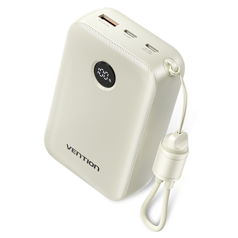 Vention FKBN0-C 20000mah, (bézs,22,5W), powerbank