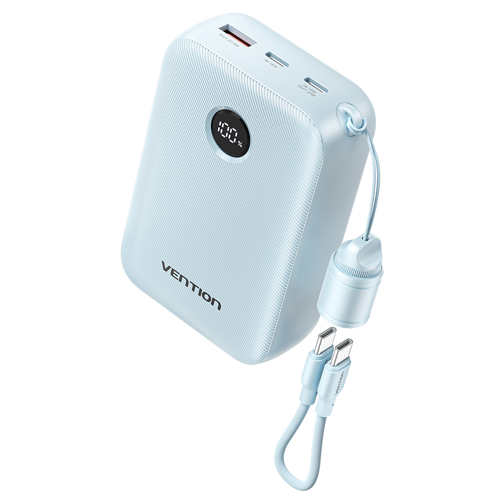 Vention FKBM0-C 20000mah, (szürke ,22,5W), powerbank