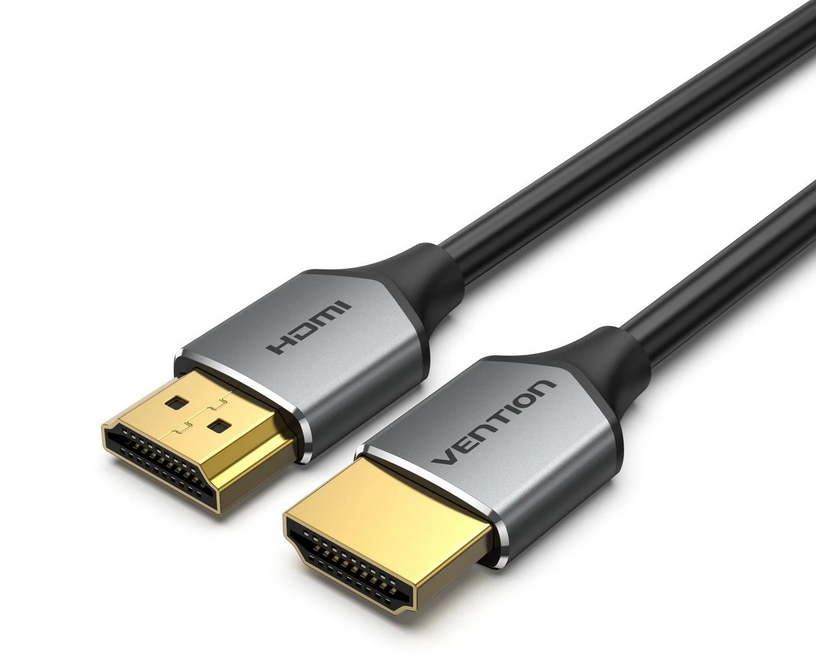 Vention HDMI/M ->HDMI/M (ultravékony, HD, alu,szürke), 1m, kábel