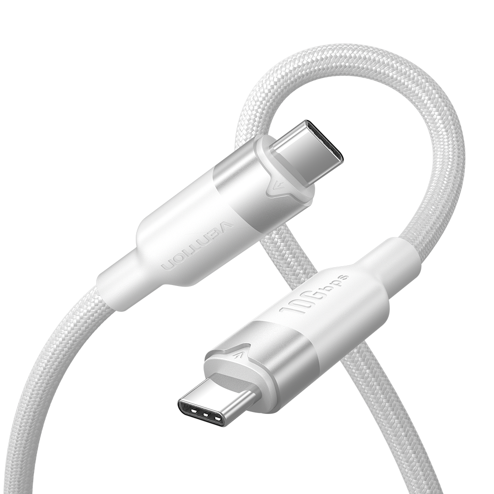 Vention USB-C 3.2/M, 0,5m,(fehér, Gen2, 10Gbps), kábel