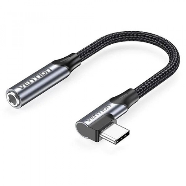 Vention USB-C/M -> 3.5mm Jack 0,1m (90 fokos), adapter