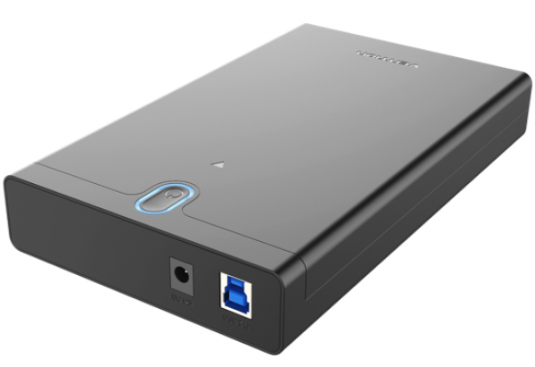 Vention 3.5 Inch SATA Hard Drive (USB-B 3.0, fekete), ház
