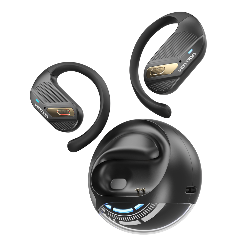 Vention OpenBeat O12  (black), open-ear fülhallgató