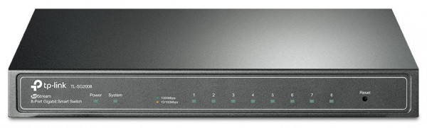 TP-LINK SWITCH TL-SG2008 8-Port Gigabit Smart
