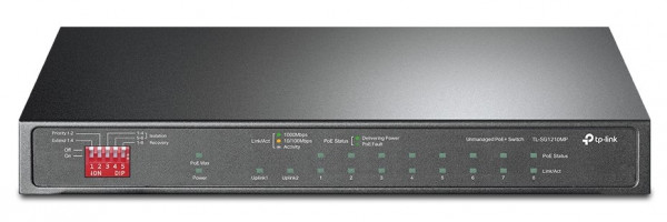 TP-LINK SWITCH TL-SG1210MP 10-Port Gigabit Desktop