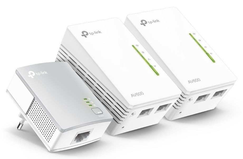 TP-LINK POWERLINE TL-WPA4220T KIT P.line AV600 WiFi 3-pack Kit