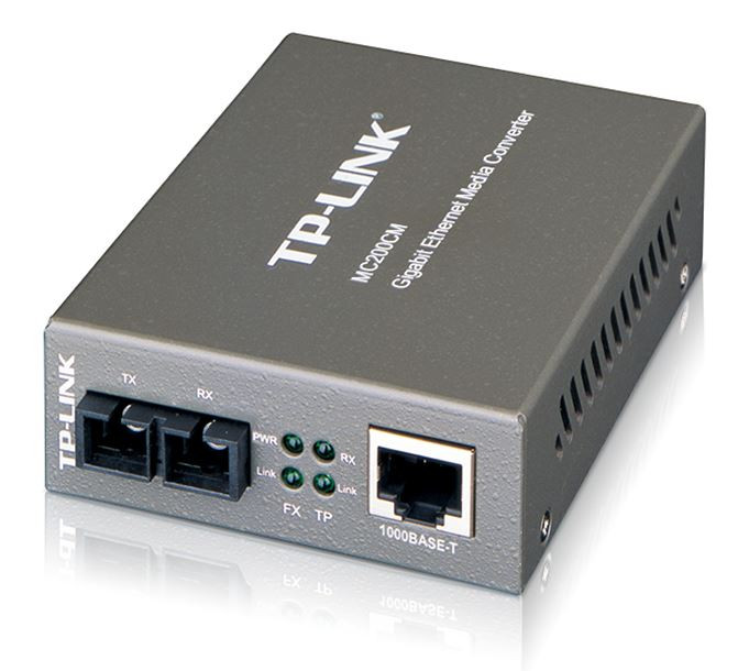 TP-LINK KONVERTER MC200CM RJ45 GbE SC média konverter