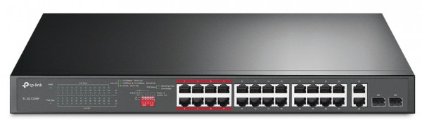 TP-LINK SWITCH TL-SL1226P 24Port 10/100Mbps + 2Port Gigabit