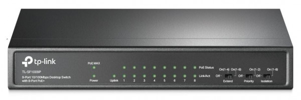 TP-LINK SWITCH TL-SF1009P 9-Port 10/100Mbps Desktop