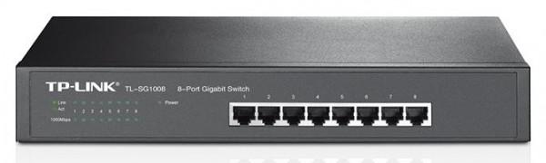 TP-LINK SWITCH TL-SG1008 8-Port Gigabit Desktop/Rackmount