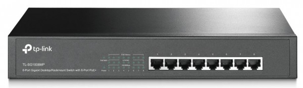 TP-LINK SWITCH TL-SG1008MP 8-Port Gigabit Desktop/Rackmount