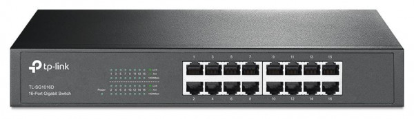 TP-LINK SWITCH TL-SG1016D 16-Port Gigabit Desktop/Rackmount