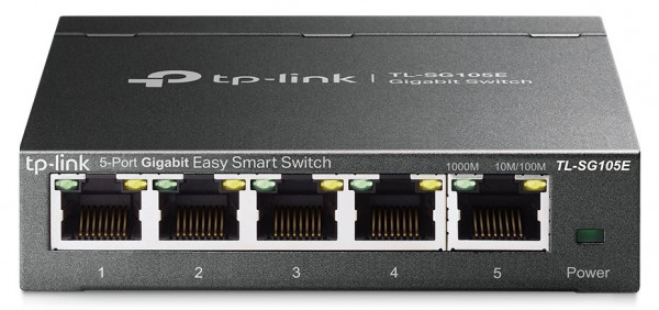 TP-LINK SWITCH TL-SG105E 5-Port Gigabit Easy Smart