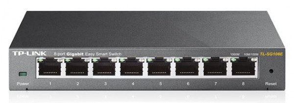 TP-LINK SWITCH TL-SG108E 8-Port Gigabit Easy Smart